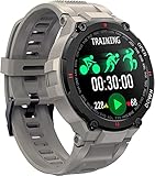 Anrufe Telefonfunktion Bluetooth Smartwatch Damen Herren, Fitnessuhr 1,28zoll Voll Touchscreen mit Pulsuhr Schrittzähler Schlafmonitor Sportuhr iOS Android Kompatib