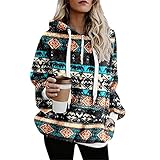 TWIOIOVE Kapuzenpulli Damen Hoodie Teddy Fleecejacke 1/4 Zip Übergangsjacke Plüschjacke Langarm mit Kapuze Sweatjacke Einstellbar Kordel Sweatshirt Outdoorjacken Warm Flauschjack