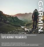 Garmin TOPO Norway Premium v3, 1-Sorvest Kartenmaterial, Mehrfarbig, One S