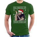 Touch Your Elf Justin Bieber Christmas Knit Men's T-S