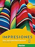 Impresiones A1: Kursbuch + Arbeitsbuch + 2 Audio-CD