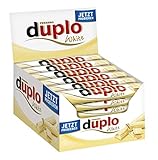 Ferrero duplo White – Schmeckt knusperleicht – 1 Packung mit je 40 Einzelriegeln (40 x 18,2 g)