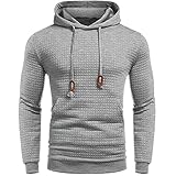 Herren Hemd Slim Fit Langarmshirt Freizeit Luxus Langarmhemd Bügelfreies Business Anzug Party Hochzeit Shirt für Männer Slim Fit Hoodie Nähte Farbe Mantel Jacke Outwear Sport Tops (XL, Beige)