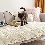 Sofa/Couch überzug, Sofa überwurfdecke, Warmer Super Weicher Kurzer Plush Fleecedecke Sofabezug 1 2 3 Sitzer L Form U Form Ecksofa, Sofaschutz Hund Katze(70x70cm)