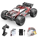 DEERC 9206E RC Ferngesteuertes Auto mit 48 km/h High Speed, 4WD 1:10 RC CAR Off-Road 2.4GHz Funkfernsteuerung Monstertruck Buggy,2 Akku lange Laufzeit,Crawler Spielzeug Rennwagen für Kinder Erw