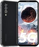 Blackview 5G BL6000 Pro Outdoor Smartphone ohne Vertrag 8GB RAM 256GB, 6,36 Zoll FHD+, 48MP KI-Dreifachkamera, Dual SIM Android 10 Handy - 2 Jahre Garantie - Schwarz [Globale Version]
