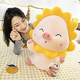 LEIhhdy 40-100cm süßes Schwein Plüschtier Kinderpuppe super weicher Stoffpuppe Bett Puppe Schlafkissen Geburtstagsgeschenk weiblich 40cm B