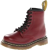 Dr. Martens Unisex-Kinder Brooklee Softy T Bootsschuhe, Rosso (Cherry Red), 24