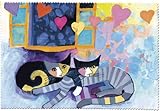 Fridolin Brillenputztuch Rosina Wachtmeister-Flying Hearts, Stoff, bunt, 18x12.5x1