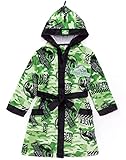 Jurassic World Dressing Gown Jungen Kinder Camo T Rex PJS Bademantel Robe 10-11 J