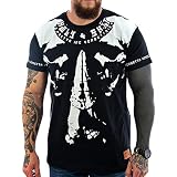 Vendetta Inc. T Shirt Männer Blessed schwarz VD-1171 Sport,Freizeit Shirt (XL)