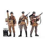 CT-Tribe 3 Stücke Soldaten Figur, 1:18 10.5cm Soldaten Action Figur WWII Wehrmacht Soldat Modell Spielzeug, Militär Spielzeug Sammlung von M