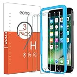 Amazon Brand - Eono 3 Stück Schutzfolie kompatibel mit iPhone se 2020,iPhone 8,7,6s,6,Anti-Kratzen,Anti-Bläschen, Hülle Freundllich,iPhone se 2020mit Schab