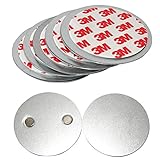 5er Set Rauchmelder Magnethalter - Selbstklebend für kleine und Mini Rauchmelder - 3M Klebepads mit Magnethalterung zur einfachen Befestigung/OHNE Bohren UND Schrauben/Plug & Play Montag