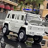 Modellauto 1:24 Unimog Alloy Automodell Diecasts Metall Geländewagen Auto Spielzeug Modell Simulation Sammlung Sound Light Kinderspielzeug Geschenk