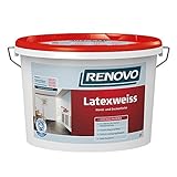 Latexweiss Latexfarbe 5 L Hochglänzend Renovo Wand Deckenfarb