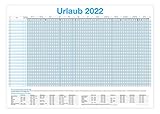XXL Urlaubsplaner 2022 / Personalplaner - bis zu 45 Mitarbeiter I 13 Monate + Gratis Wandkalender 2022 (86 x 59 cm)