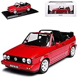 Norev Volkwagen Golf I Cabrio Mittel Rot 1979-1993 limitiert 1 von 1000 Stück 1/18 Modell Auto mit individiuellem Wunschk