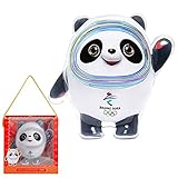 JW-YZWJ Panda Dolls 2022 Olympische Winterspiele in Peking Stoffpuppenspielzeug, Animation Plüschpuppen Spielzeug Olympische Winterspiele Maskottchen Souvenirs Geburtstagsgeschenk,20