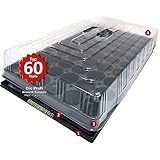 GREEN24 Hydroponik 60 Zimmer-Gewächshaus Profi XL mit automatischer Bewässerung für die Anzucht Zimmer Treibhaus mit Wanne + Kapillarsystem + Topfplatte + Haub