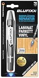 Blufixx* PW Blaulicht-Reparatur Komplett-Set für Laminat, Parkett, Vinyl - Farben: Buche, Fichte, Eiche hell (Made in Germany)