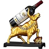 Weinständer Kuh Skulptur Dekoration Moderne Tier Statue Fice Decoration Wohnzimmer Dekoration Statue Wenn Sie einen Flaschenhalter benötigen, oder bewundern Sie Tischskulptur Gold 301330cm J