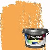 WALLCOVER Colors RAL-Farben Gelb RAL 1017 1L für Innen Innenfarbe Safrangelb Matt | Profi Innenwandfarbe in Premium Qualität | weitere Größ