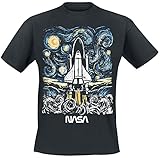 Nasa Abstract Männer T-Shirt schwarz L