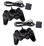 2x Controller für PS2 Playstation 2 Dual Vibration, wired Gamepad kabelgeb