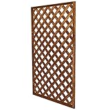 RUIXFHA lamellenzaun, Platz Sparen Gartenzaun Bildschirm, Schöne Dauerhafte Garten Streikposten Fechten Für Treppen, Gitter Zaun Paneele, Brown, 30x60