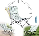 WDSZXH Sun Lounger faltbar, Campingstuhl Outdoor Null Schwerkraftstühle Gartenstühle Sun Lounger Recliner Waschbare Angelstühle w (Color : 0, Size : 0)