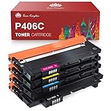 Toner Kingdom Replacement Compatible with Samsung CLT-406S CLT-P406C CLT-K406S Toner for Samsung Xpress SL C410W C460FW C460W C463W CLP-360 360N CLP-365 365W CLX-3300 CLX-3305 CLX-3305W CLX-3305FW