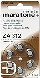 60 Stück Renata ZA 312 Hörgerätebatterie - 180 mAh 1,4 V