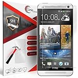 Conie 9H638 9H Panzerfolie Kompatibel mit HTC One M7, Panzerglas Glasfolie 9H Anti Öl Anti Fingerprint Schutzfolie für One M7 Folie HD C