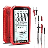 FUMENTON Multimeter Digital Großbildschirm Messgeräte Multimeter, 6000 Counts TRMS Auto-Bereichswahl Amperemeter Voltmeter Durchgangs Kondensator Spannungs Messgerät, misst Stromwiderstand Dioden NCV