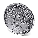 JINZUN 9 Verschiedene vierblättrige Kleeblatt Glücksmünzen lieben Token Hochzeitstag Geschenke, Sie verdienen das ganze Glück in der W