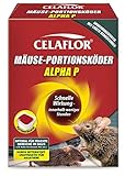Celaflor Mäuse-Portionsköder Alpha P, Anwendungsfertiger, attraktiver Köder zur Bekämpfung von Mäusen mit innovativem Wirkstoff, 40 x 10g Portionsbeutel …