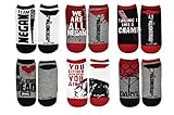 The Walking Dead Lowcut Socken – Negan, Daryl Dixon AMC – passend für Damenschuhgröße 37-44