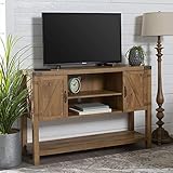 WE Furniture Rustikaler TV-Ständer aus hochwertigem MDF, Scheenholz, Einheitsgröß