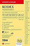 KODEX Startkodex Graz 2021/22 - inkl. App: Studienausgabe für die Uni G