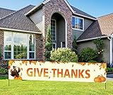 Dankes-Banner, Happy Thanksgiving Banner, Thanksgiving Hof-Schild, Give Thanks Home Decor Party Supp