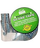 De-Bird - Vogelschreck, Taubenschreck Reflektorband - Zur Vogelabwehr, Taubenabwehr - Wirksamer Schutz Vor Tauben, Gänse - Silber 38