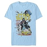 Star Wars Herren Rebel Classic T-Shirt, hellblau, X-Groß