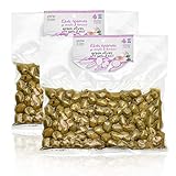 Physis of Crete Grüne Oliven mit Knoblauch, Basilikum und Kern.Oliven in Extra Nativen Olivenöl, Knoblauch, Basilikum und Meersalz eingelegt. 2 x 500 gr. In Vakuumverpackt. Jumbo Größe. Veg