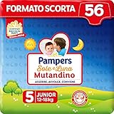 Pampers Sole&Luna Junior-Windelhöschen, Größe 5 (12-18 kg), 56 W