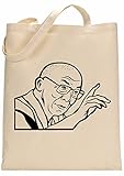 FunnyWear Dalai Lama Custom Made Tote Bag