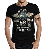 T-Shirt zum 50. Geburtstag Vintage Retro Style L