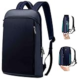 Rucksack Herren Damen | Schlank und Erweiterbar Laptop Rucksack | Anti Diebstahl Tasche Schulrucksack mit USB-Anschluss und Laptopfach für 15 15,6 16 Zoll Notebook-B