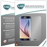 Slabo 2 x Displayfolie für Samsung Galaxy S6 Mini Displayschutzfolie Zubehör No Reflexion MATT