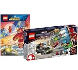Collectix Lego Super Heroes Set: Marvel Mysterios Drohnenattacke auf Spider-Man 76184 + Rätselspaß für Superhelden (Softcover)
